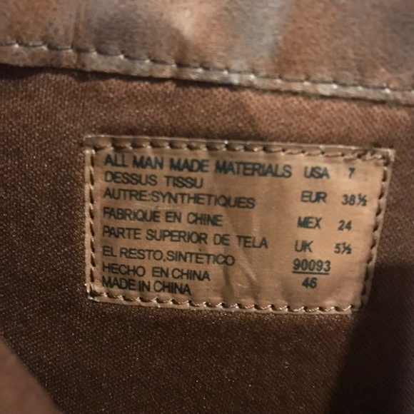 BRASH Knee High Heeled Boots Women's Size 7 Tan Brown Full Side Zipper - Picture 8 of 10